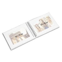 Hama album klasický špirálový FINE ART 24x17 cm, 50 strán, nová čierna, biele listy