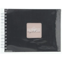 Hama album klasický špirálový FINE ART 24x17 cm, 50 strán, nová čierna, biele listy