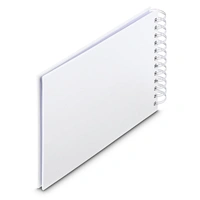 Hama album klasický špirálový FINE ART 24x17 cm, 50 strán, biela, biele listy