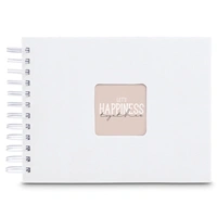 Hama album klasický špirálový FINE ART 24x17 cm, 50 strán, biela, biele listy