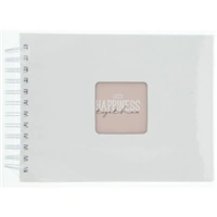 Hama album klasický špirálový FINE ART 24x17 cm, 50 strán, biela, biele listy