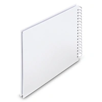 Hama album klasický špirálový FINE ART 28x24 cm, 50 strán, biela, biele listy