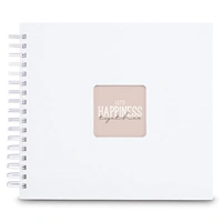 Hama album klasický špirálový FINE ART 28x24 cm, 50 strán, biela, biele listy