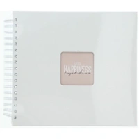 Hama album klasický špirálový FINE ART 28x24 cm, 50 strán, biela, biele listy