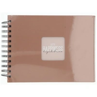 Hama album klasický špirálový FINE ART 24x17 cm, 50 strán, mousse, čierne listy