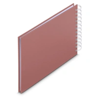 Hama album klasický špirálový FINE ART 24x17 cm, 50 strán, terra, biele listy