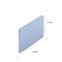 Hama album klasický špirálový FINE ART 24x17 cm, 50 strán, lagoon, biele listy