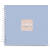 Hama album klasický špirálový FINE ART 28x24 cm, 50 strán, lagoon, biele listy