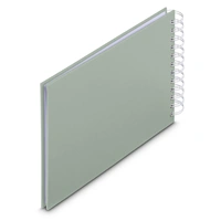 Hama album klasický špirálový FINE ART 24x17 cm, 50 strán, sage, biele listy