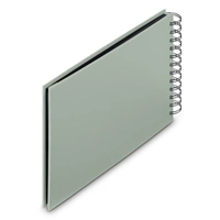 Hama album klasický špirálový FINE ART 24x17 cm, 50 strán, sage, čierne listy
