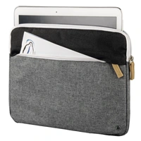 Hama Florence Notebook Sleeve, up to 25.6 cm (10.1"), black/grey