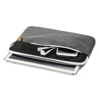 Hama Florence Notebook Sleeve, up to 25.6 cm (10.1"), black/grey