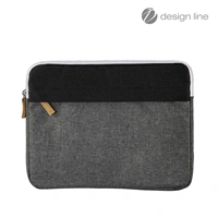 Hama Florence Notebook Sleeve, up to 25.6 cm (10.1"), black/grey