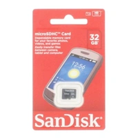 SanDisk 32 GB microSDHC Class 4  Memory Card