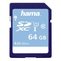 Hama highSpeed Gold SDXC Card 64 GB Class 10, 25 MB/s