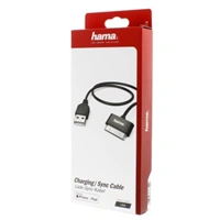 Hama MFI USB 2.0 kbel pre Apple, 30-pinov, 1 m, ierny