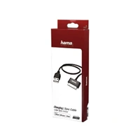 Hama MFI USB 2.0 kbel pre Apple, 30-pinov, 1 m, ierny