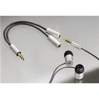 Hama Alu Line, jack adaptr, jack vidlica 3,5 mm-2x jack zsuvka 3,5 mm, stereo