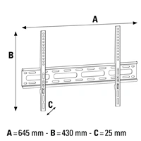 Hama nstenn driak TV, 600x400, fixn, 3*