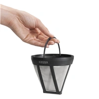 Xavax Barista permanentný filter do kávovaru, náhrada za filter veľkosti 4, čierny