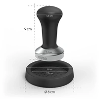 Xavax Barista tamper, 51 mm, ušľachtilá oceľ, s podložkou na tamper, bez obsahu plastov