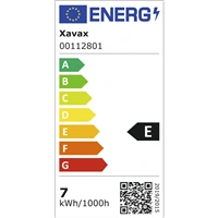 Xavax LED Filament žiarovka, E27, 806 lm (nahrádza 60 W), teplá biela, vhodná pre stmievače, číra