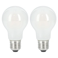 Xavax LED Filament žiarovka, E27, 806 lm (nahrádza 60 W), teplá biela, matná, 2 ks v škatuľke