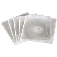 Hama CD Slim Box, obal na 1 cd/dvd, priehľadný, polypropylén, balenie 20 ks (cena za balenie)