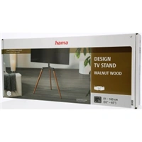 Hama TV stojan Real Wood, podlahový, 400x400, drevo