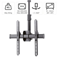Hama stropný držiak TV, 105-155 cm, 400x400, otočný