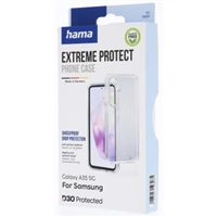 Hama Extreme Protect, kryt pre Samsung Galaxy A35 5G, materiál D3O®, nezažltne, priehľadný