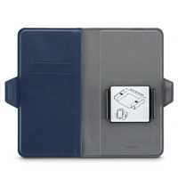 Hama Eco Universal, puzdro-knižka na mobil, pre zariadenia do 7,5x15,3 cm, modré 