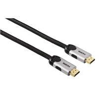 Hama HDMI kábel, 3 m, pozlátený, opletený, nebalený