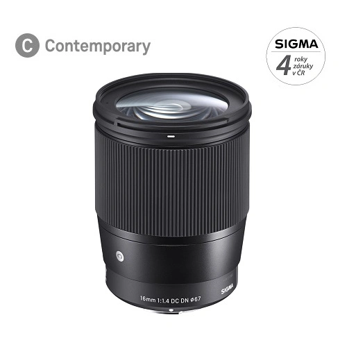SIGMA 16 mm F1.4 DC DN Contemporary pre Sony E