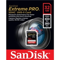 SanDisk Extreme PRO SDHC UHS-II 32 GB