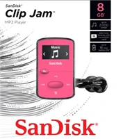 SanDisk MP3 Clip Jam 8 GB MP3, ružová