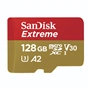 SanDisk Extreme microSDXC 128 GB + SD Adapter 190 MB/s & 90 MB/s A2 C10 V30 UHS-I U3