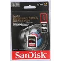 SanDisk Extreme PRO 1 TB SDXC Memory Card 200 MB/s & 140 MB/s, UHS-I, Class 10, U3, V30