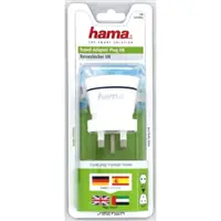 Hama cestovný zásuvkový adaptér do Británie, 3-pól., blister