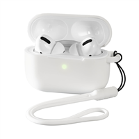 Hama ochranný obal na puzdro Apple AirPods Pro, biela