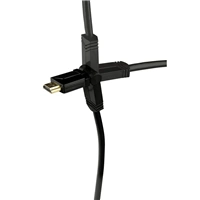 Hama HDMI kábel vidlica - vidlica, otočné vidlice (2 osi), pozlátený, 3*, 3 m