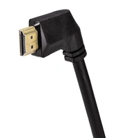 Hama HDMI kbel vidlica-vidlica, kolm konektory, pozlten, 3*, 1,5 m