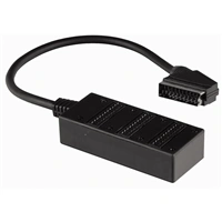 Hama SCART rozboova 3-násobný, 0,5 m