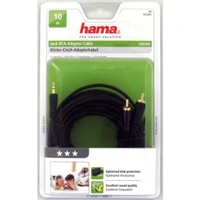 Hama audio kbel jack - 2 cinch, 3*, 10 m