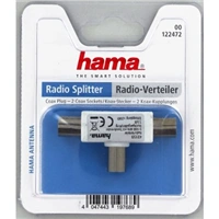 Hama antenna Splitter, coax plug - 2 coax sockets