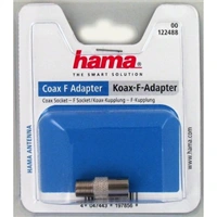Hama SAT adaptér F-zásuvka - koaxiálna anténna zásuvka