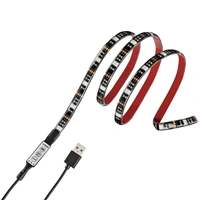 Hama USB LED svetelný pásik s integrovaným ovládaním , RGB podsvietenie, 1 m, 12 ks v displeji