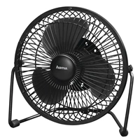 Hama stolový ventilátor Metal, 20 cm (8"), 2 stupne rýchlosti, USB napájanie