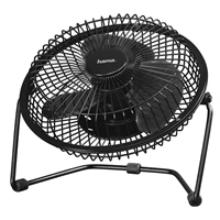 Hama stolový ventilátor Metal, 20 cm (8"), 2 stupne rýchlosti, USB napájanie