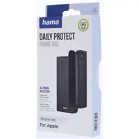 Hama Daily Protect, puzdro-knižka pre Apple iPhone 16e, funkcia stojanu, čierne